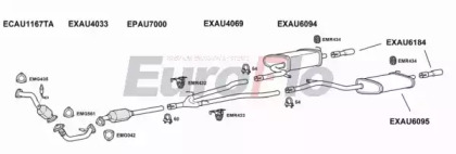 Система выпуска ОГ EuroFlo AUA627D 3011A